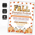 fall fundraiser flyers
